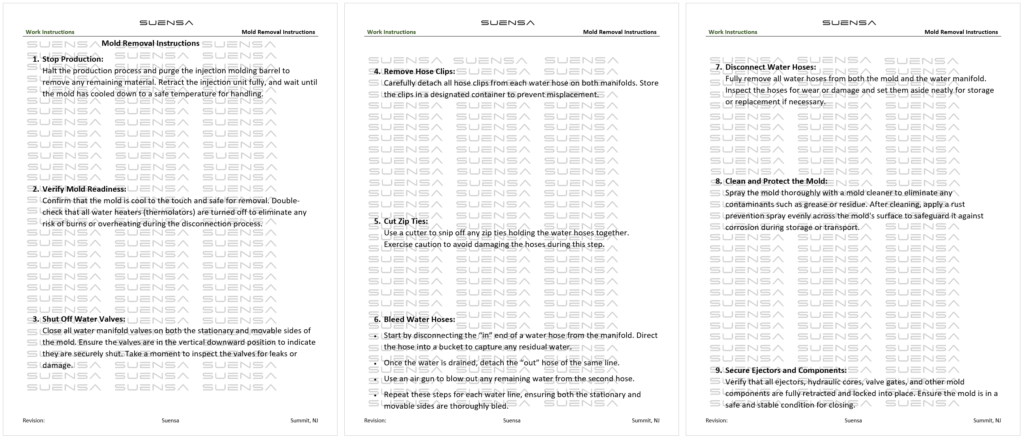 Mold Removal Instructions