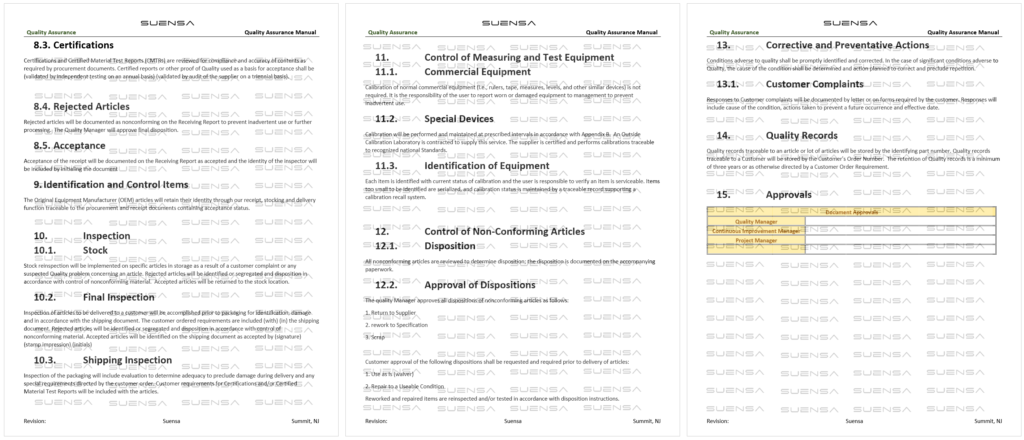 Quality Assurance Manual