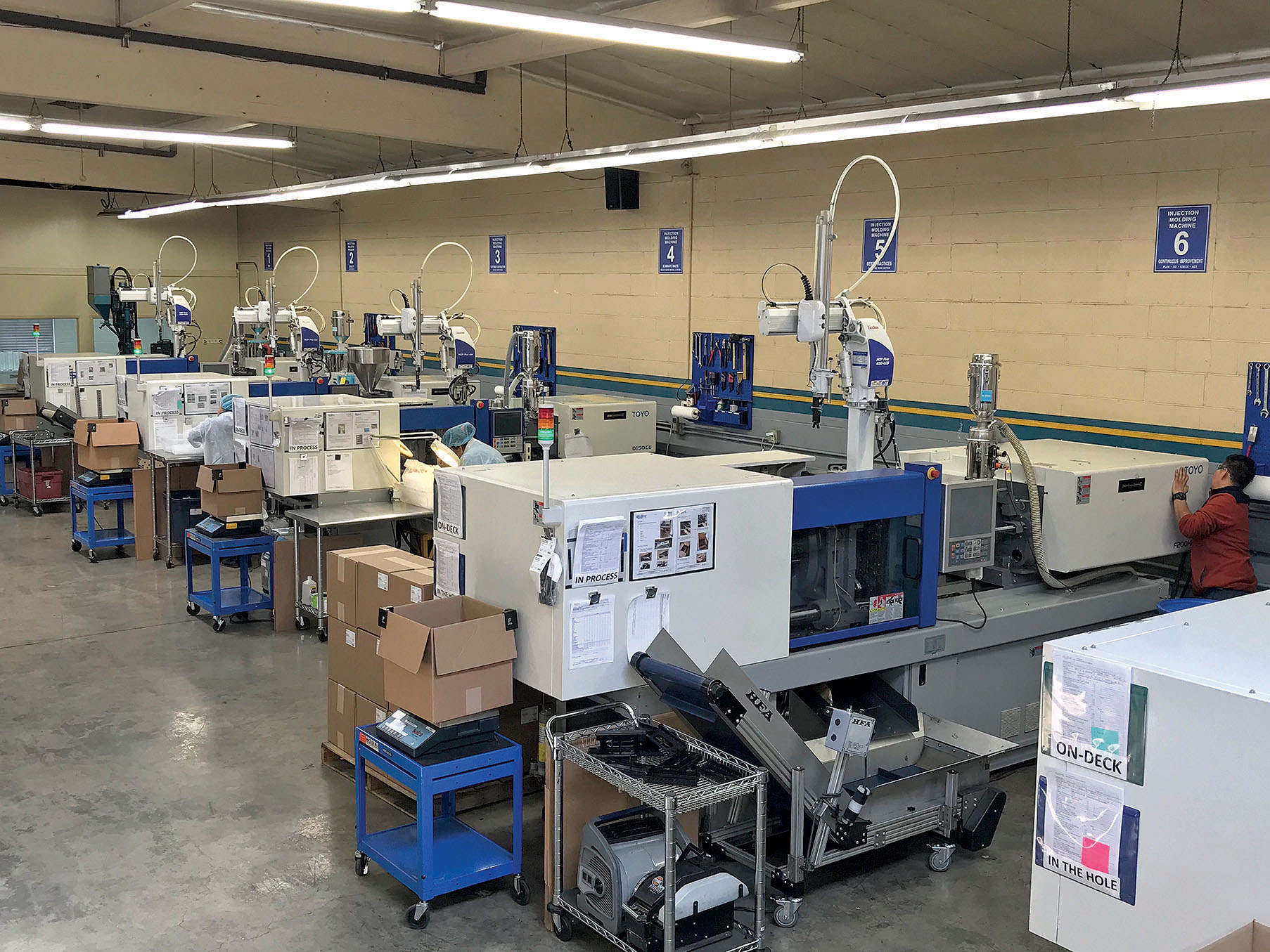 injection molding manufacturing plant