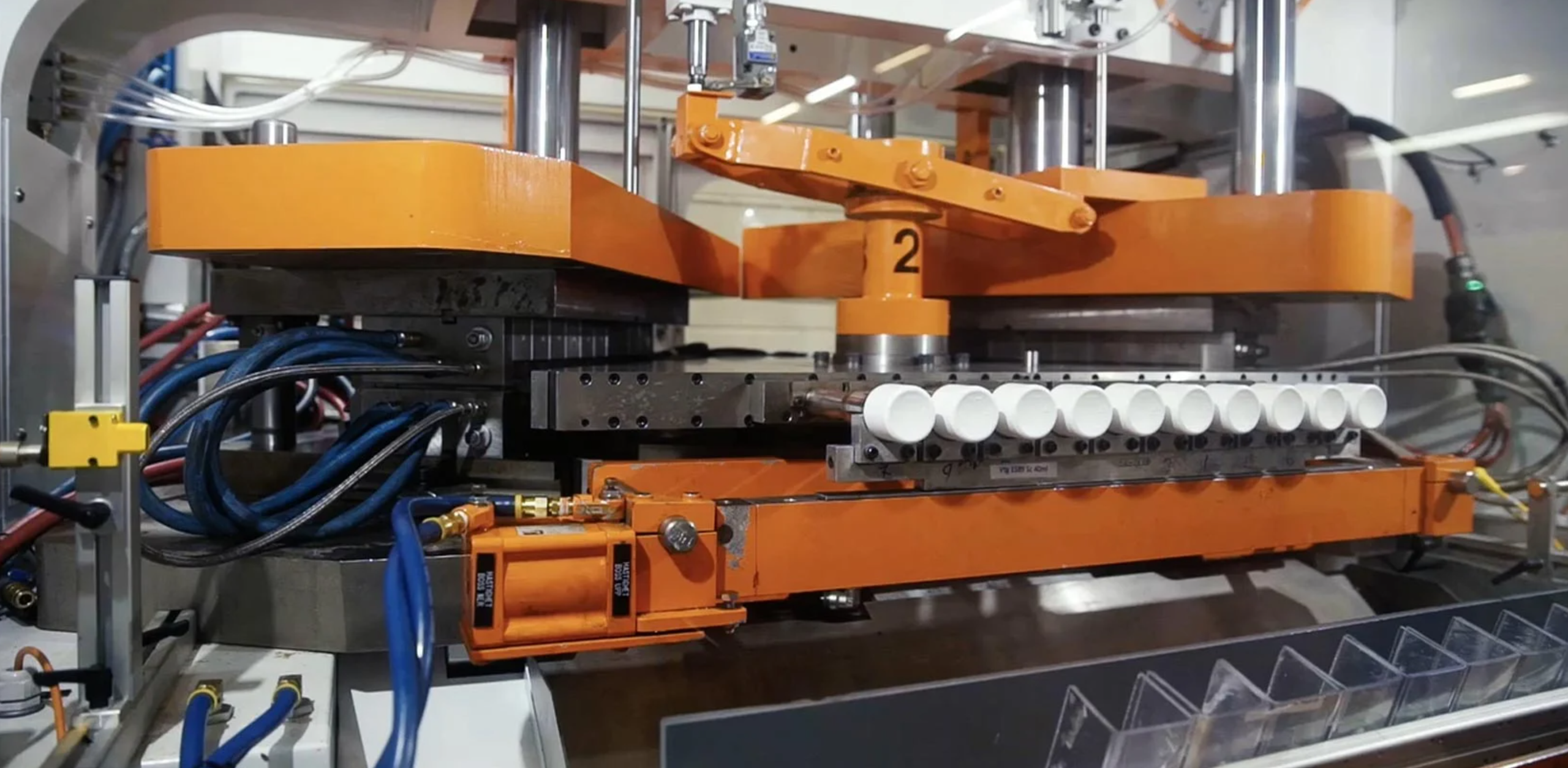 blow molding bottle production