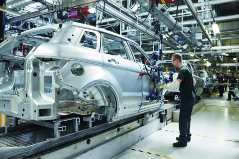 injection molding assembly line